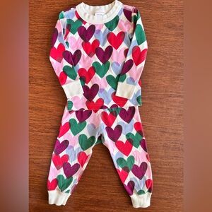 Hanna Andersson Multicolor Heart Print Top